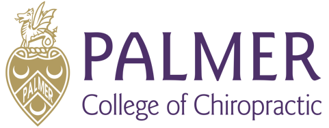 Palmer College of Chiropractic logo with Palmer family crest